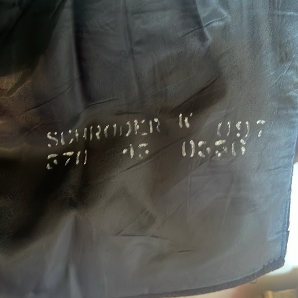 Wool Navy Blue Vintage Military Jacket - Picture 8 of 10